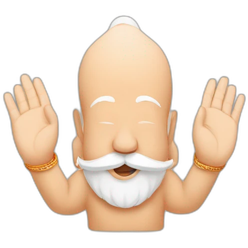 Namaste by narendra modi  emoji