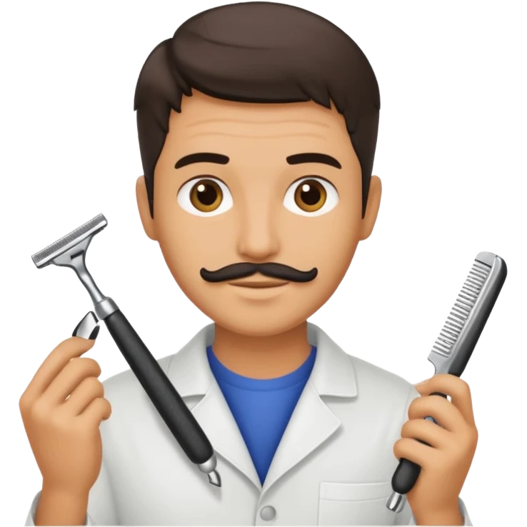 hairdresser razor emoji