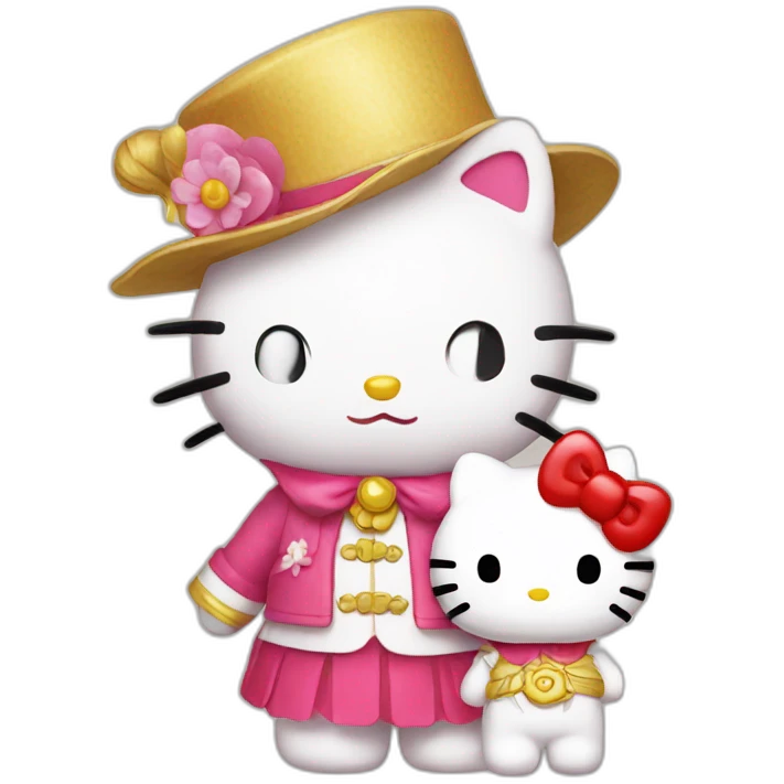 Hello kitty and toroto emoji