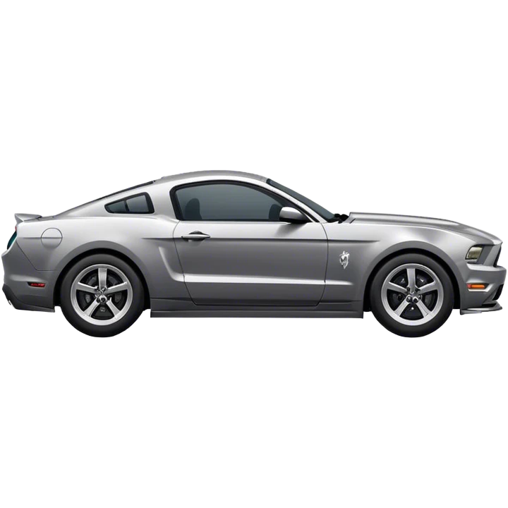 Gray mustang emoji