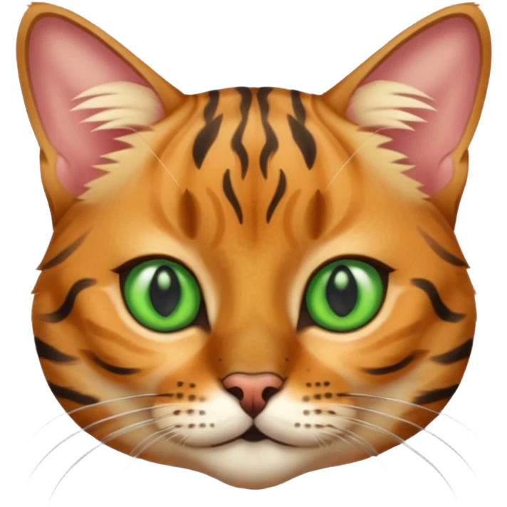 cute Bengal cat emoji