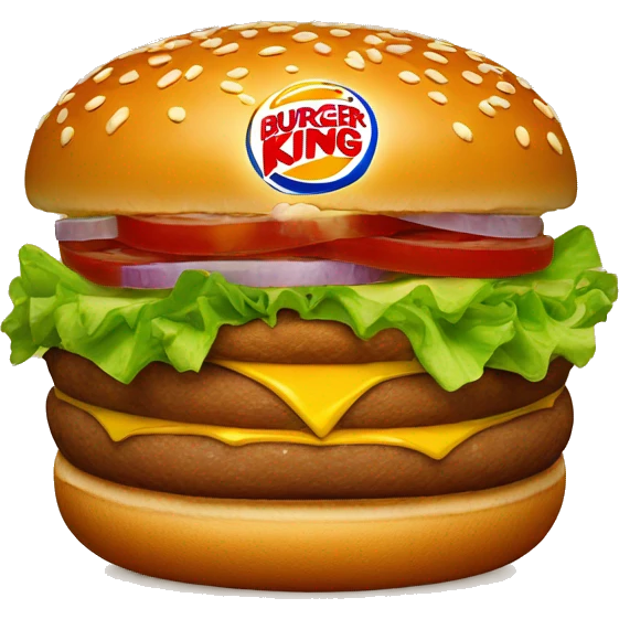 Burger King logo emoji