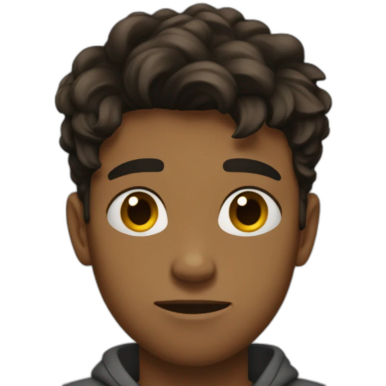 18 years old boy sad full body emoji
