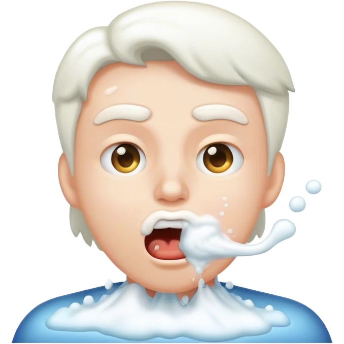 Foaming at mouth emoji