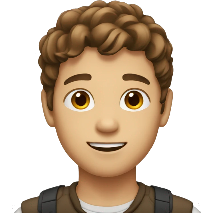 boy with brown hair emoji