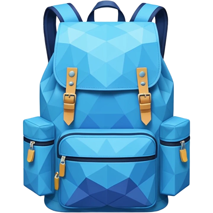 backpackk emoji low poly  emoji