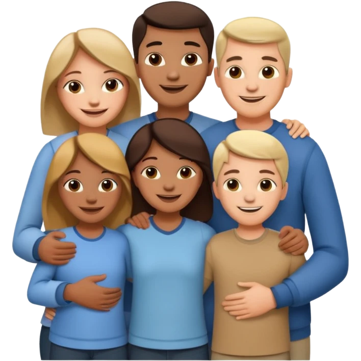 Happy family emoji