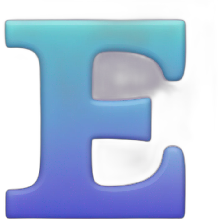 letter f gradient emoji