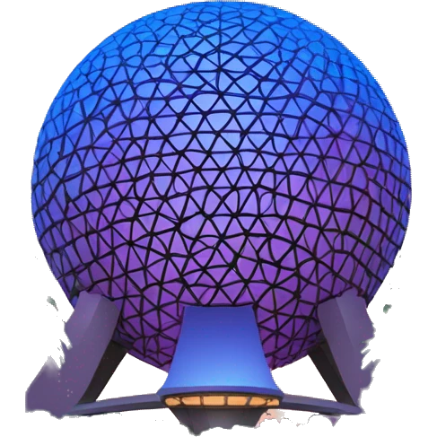 epcot spaceship earth night emoji