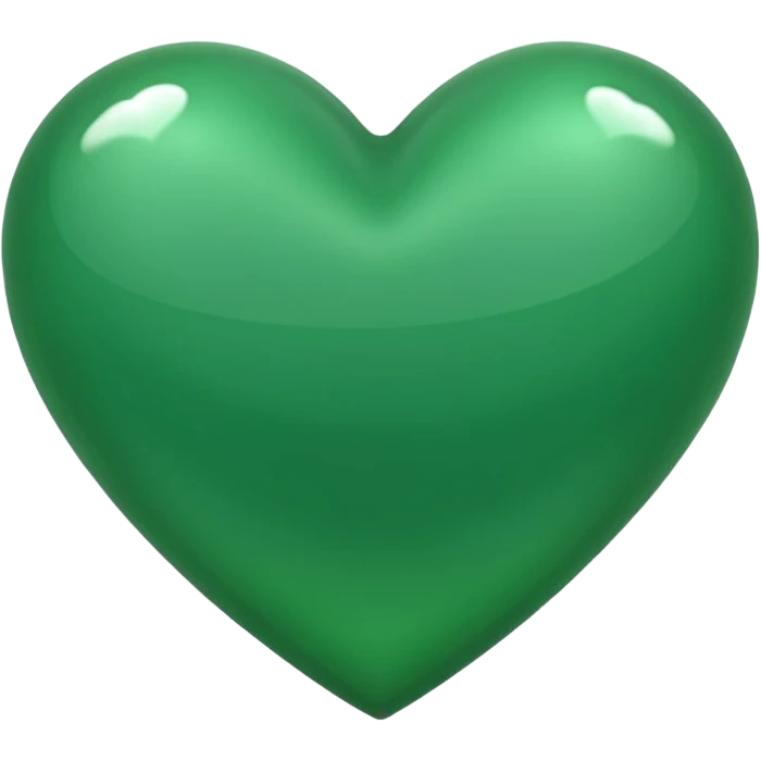 초록색 하트 emoji