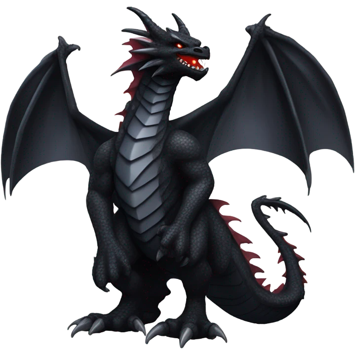 Black dragon emoji