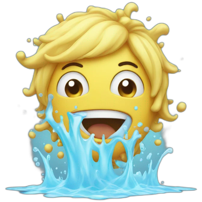 Water splash emoji