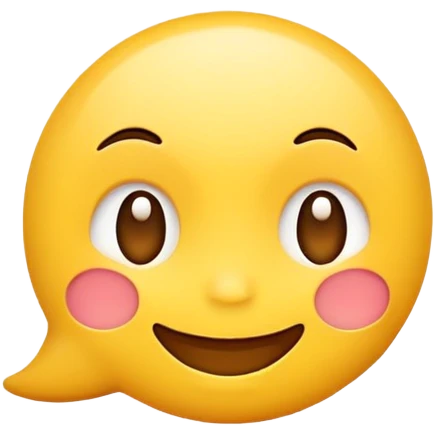 Cute cartoon emoji with ×1× symbol emoji