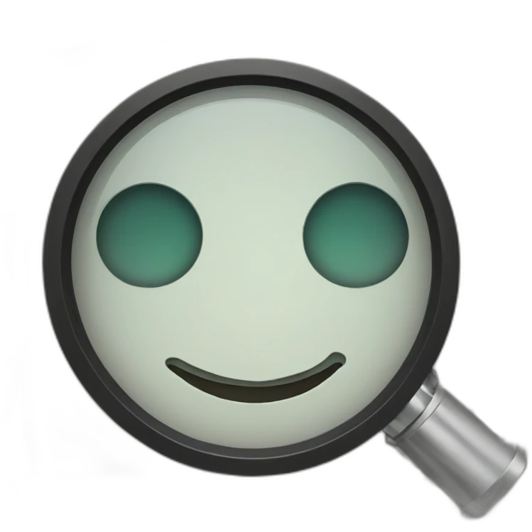 Chat loupe emoji