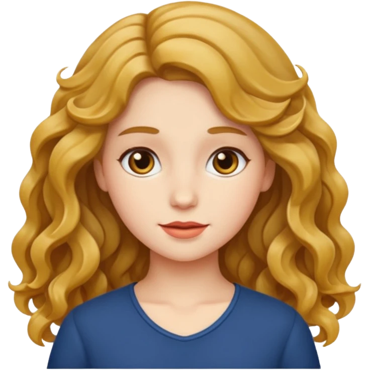 Dalgalı saç lia emoji