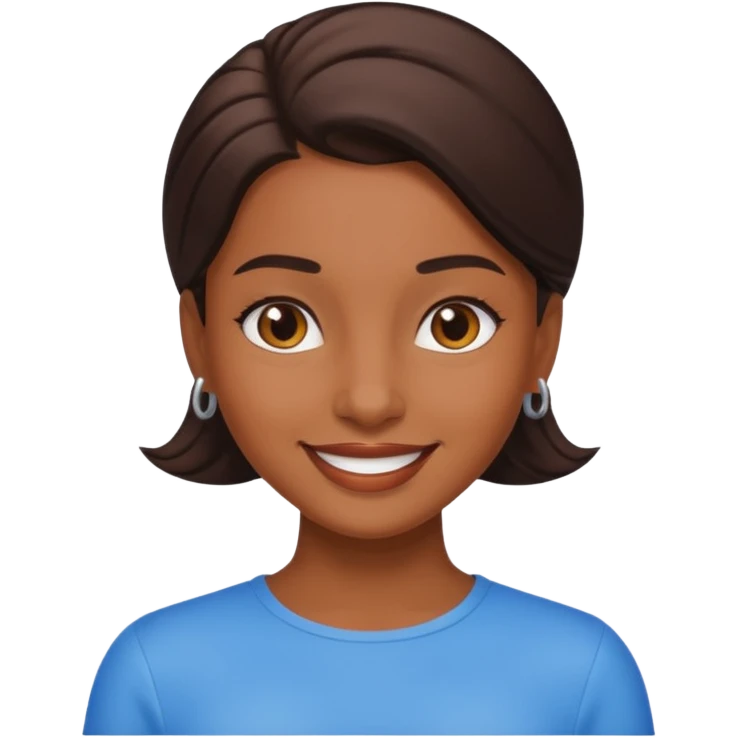 Clean girl brown emoji