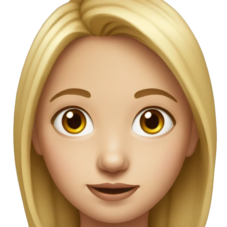 realistic portrait of girl emoji