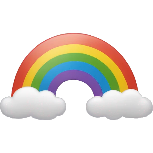 Rainbow emoji