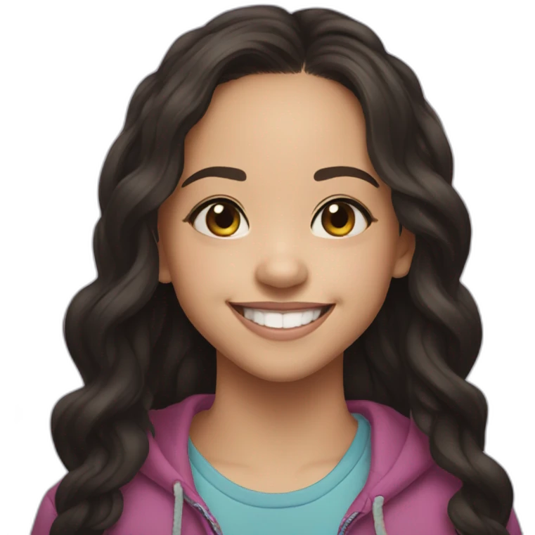 Jenna Ortega smiling emoji