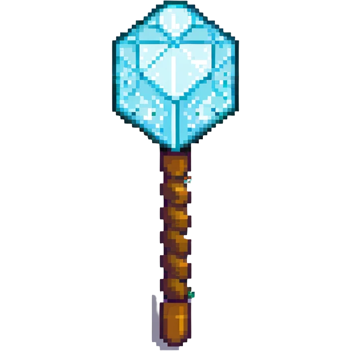 Minecraft diamond hoe emoji