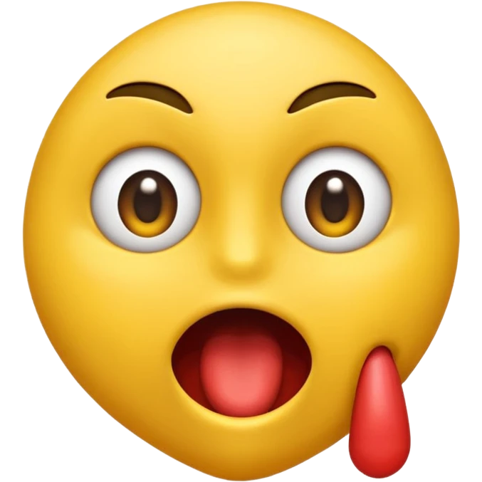 emoji rougissant et surpris, style expressif emoji