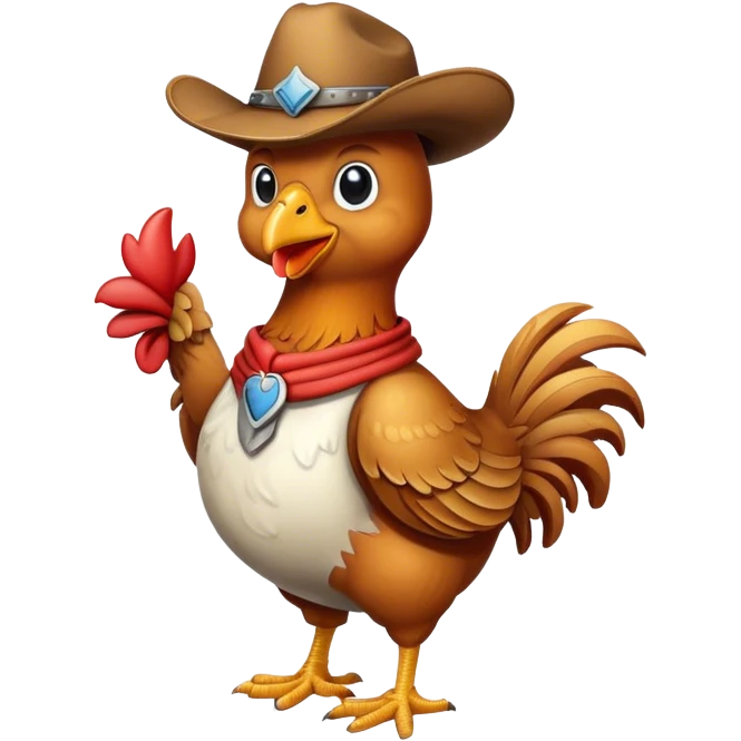Merge a 🤠 and 🐥 emoji