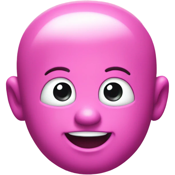 Pink teletubby emoji
