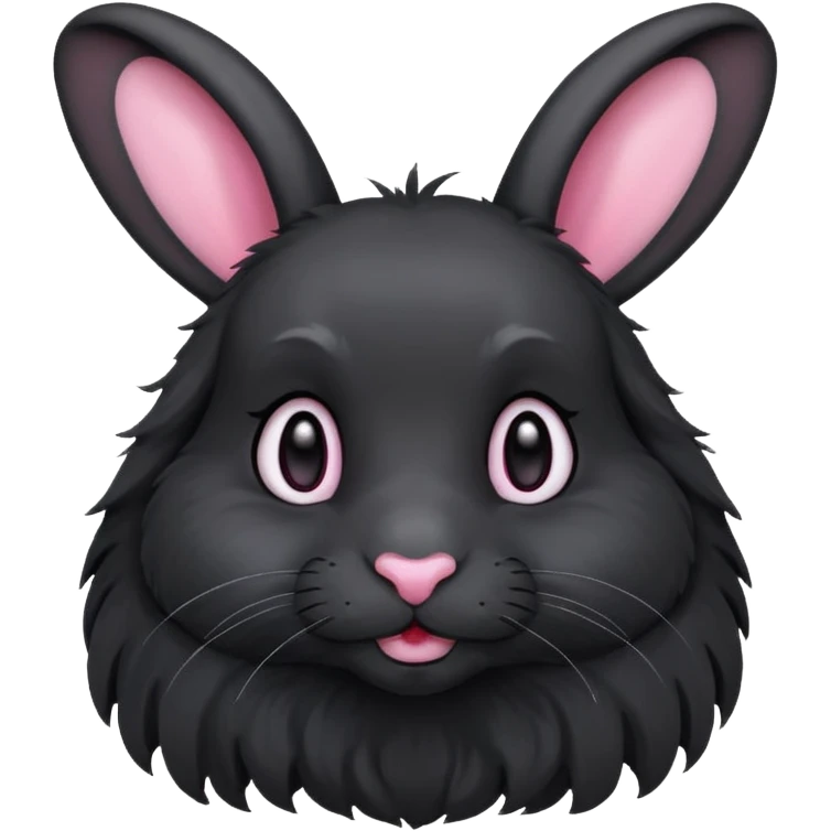 conejo negro emoji