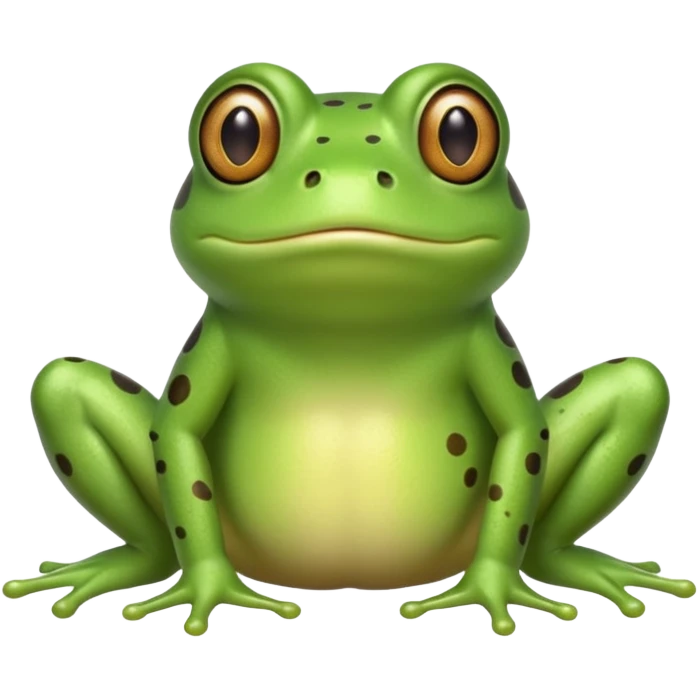 Frog farting emoji