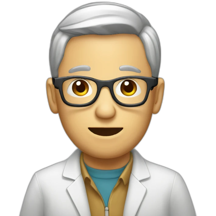 Une perssone avec son téléphone emoji