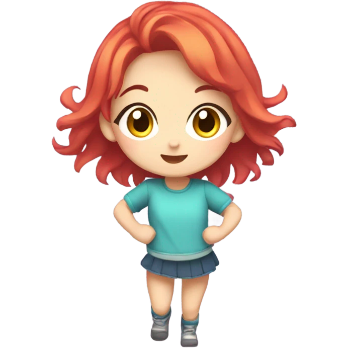 Waving Waifu emoji