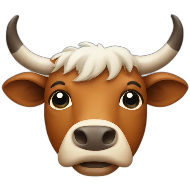 ox face logo emoji