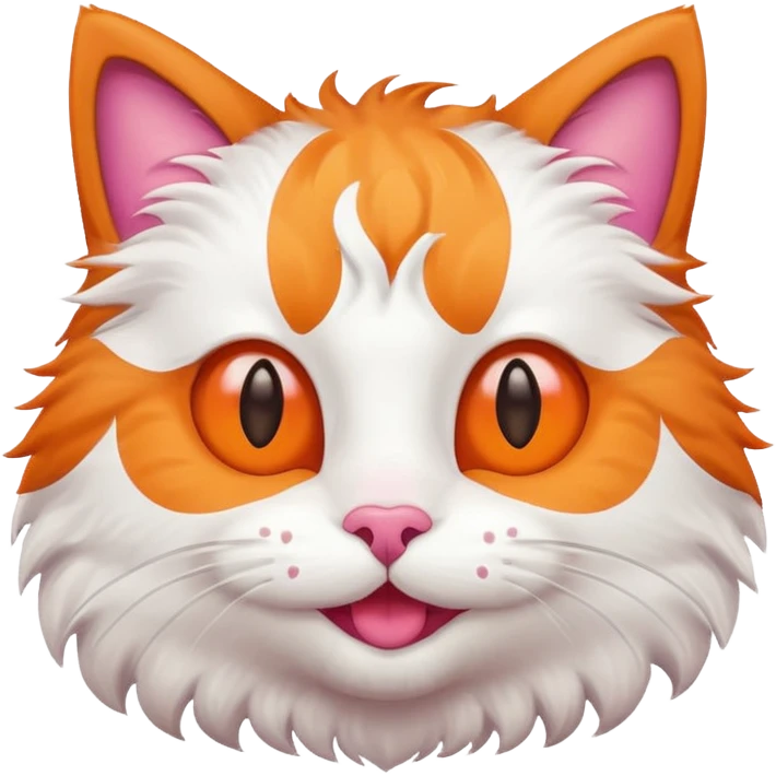 a happy cat emoji