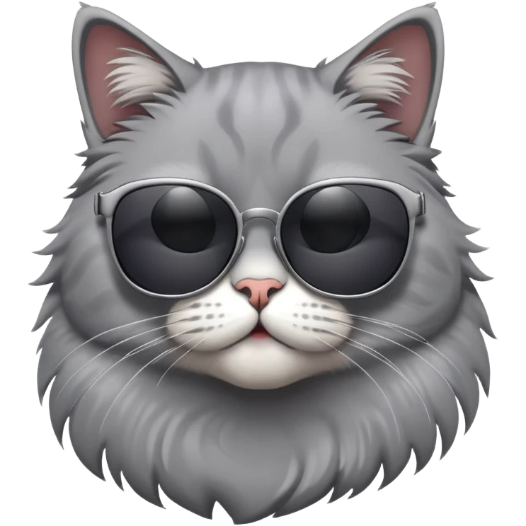 Cat wearing sunglasses emoji