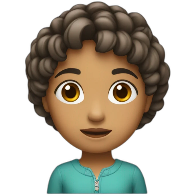 niña muy pequeña emoji