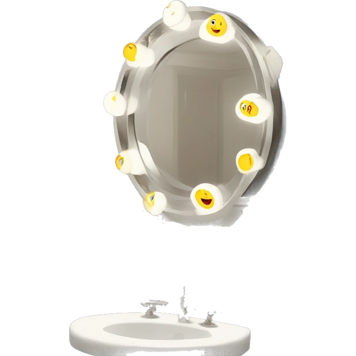 chiltern firehouse bathroom mirror emoji