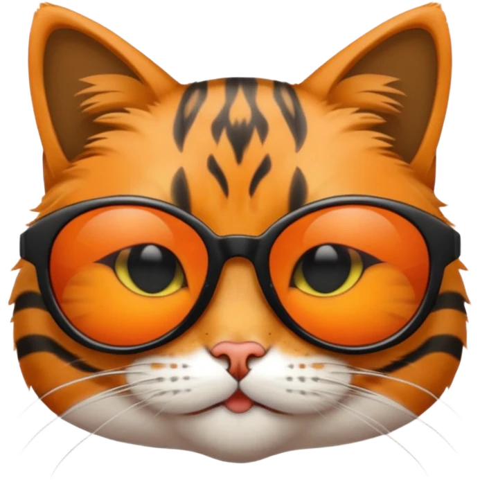 Cat wearing sunglasses emoji