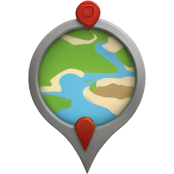 map pin emoji