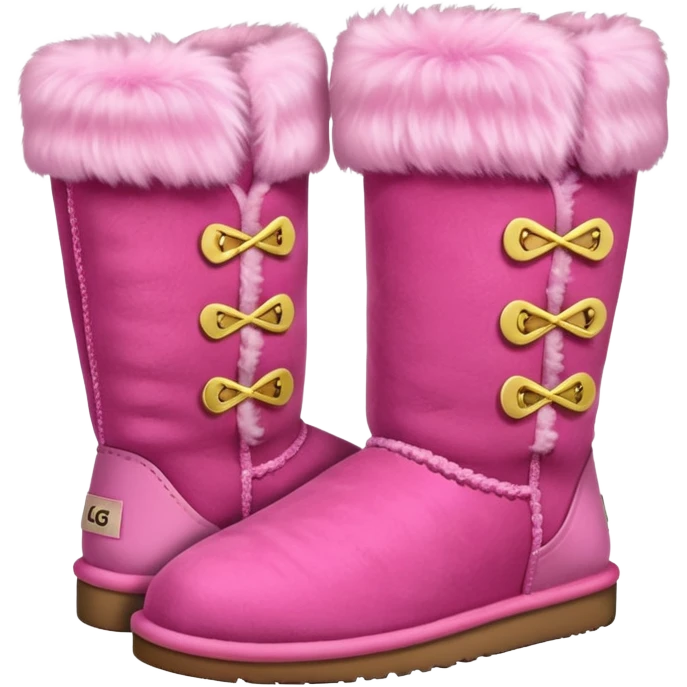 Pink uggs emoji