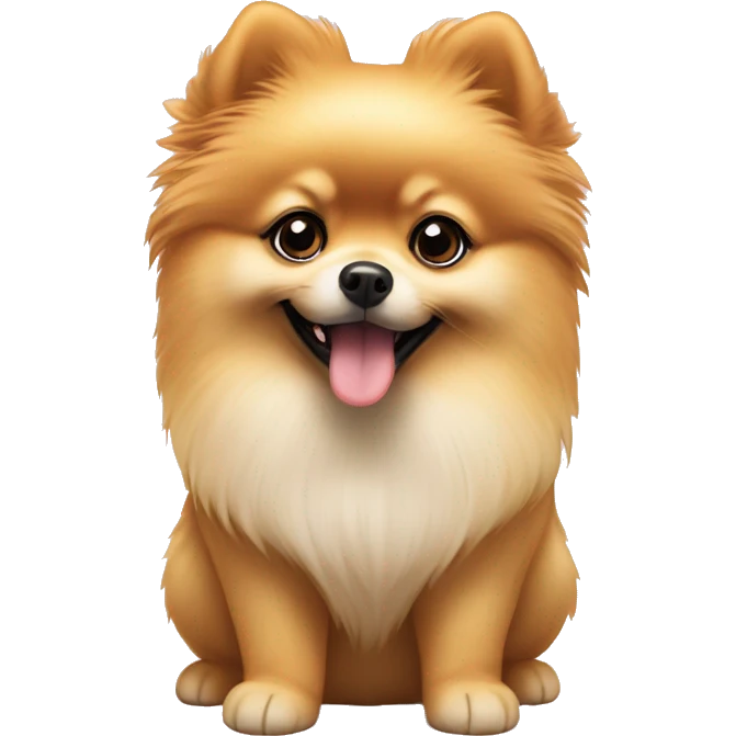 Pomeranian Cute￼￼ emoji