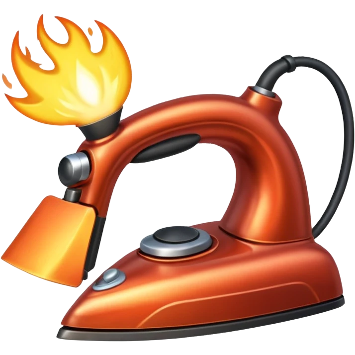 hot iron emoji