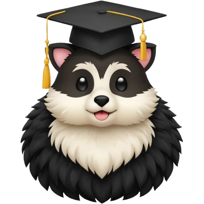 Graduation Cap in animal emoji