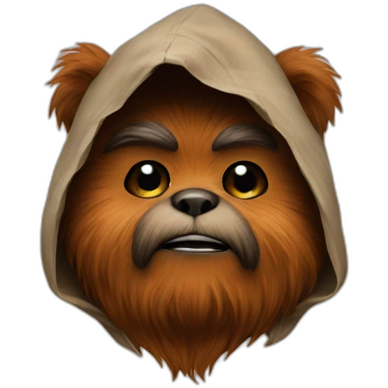 Ewok kiss emoji