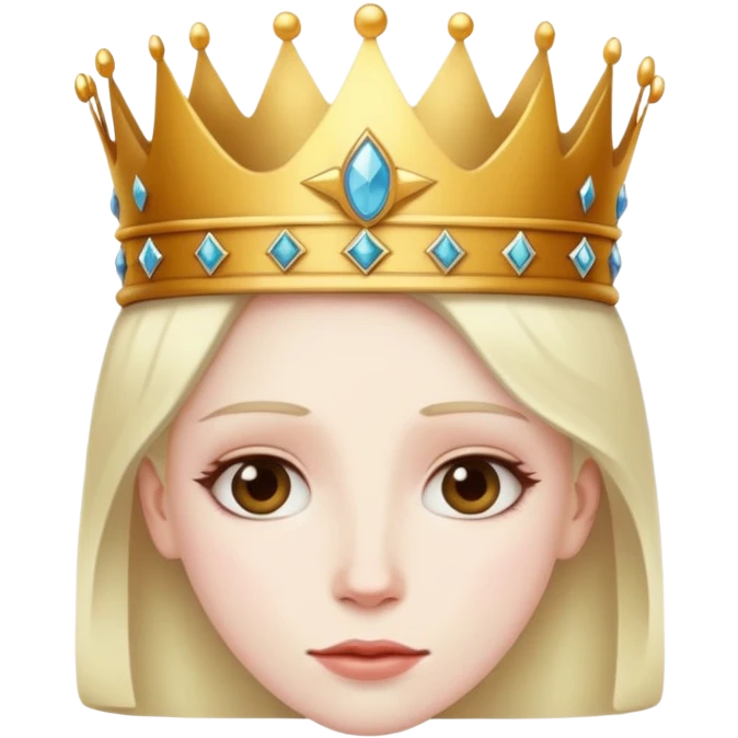 Amoroso con corona emoji