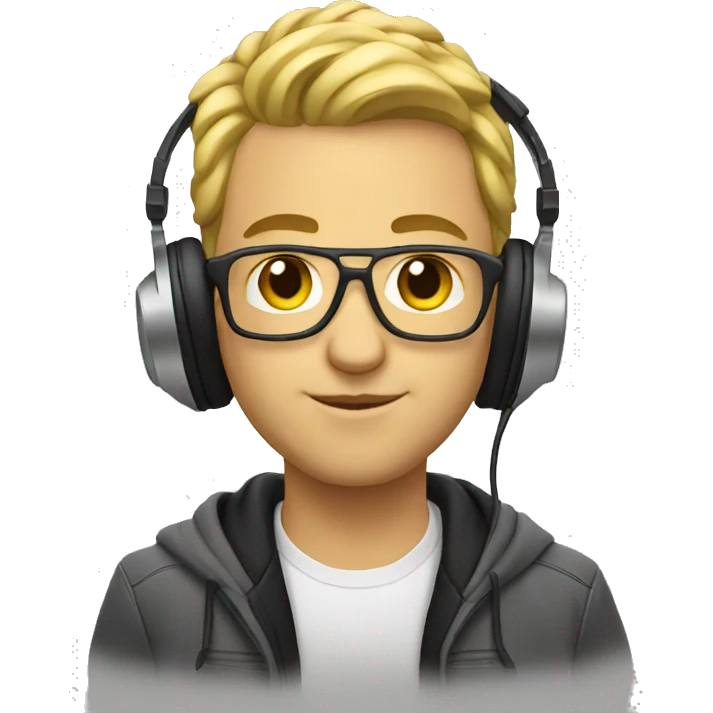 white dj emoji
