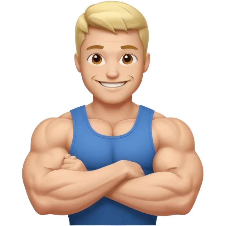 make an emoji of a developer showing bicepts emoji