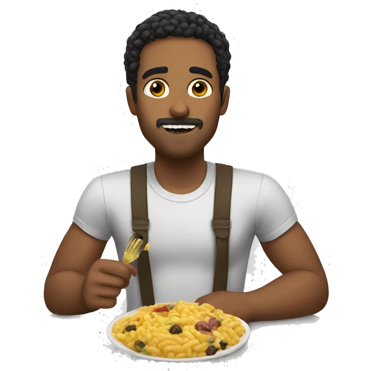 Fernando eating emoji