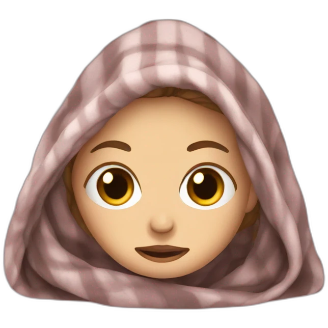 bridget johns in blanket emoji