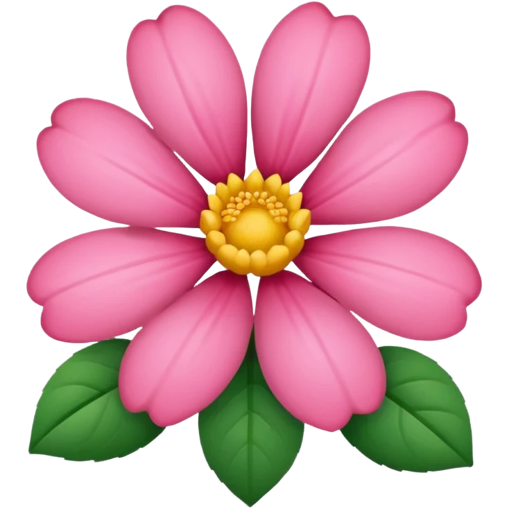 Flor rosada emoji