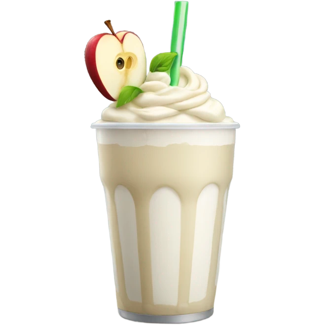apple milkshake emoji